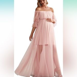 Pink fluffy dress